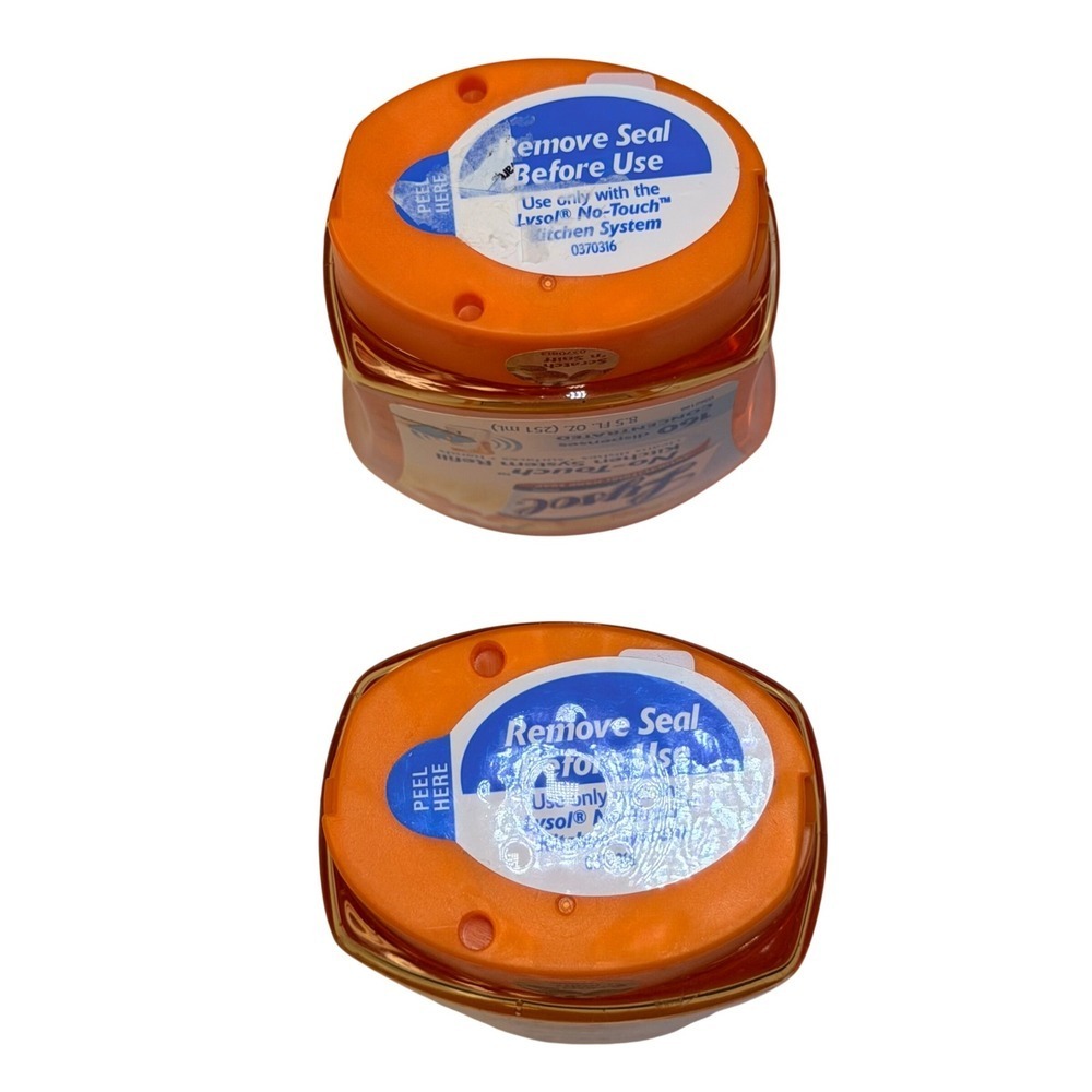Lysol No Touch Kitchen System Refill Tangerine 8.5 oz Discontinued - 2 Pack - Picture 2 of 2